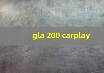 gla 200 carplay